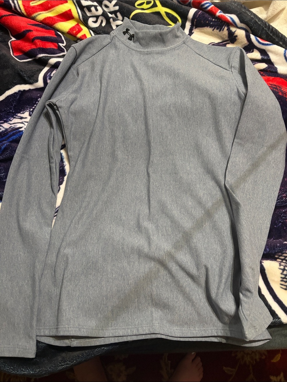 Women’s Grey Under Armour Exercise Shirt
